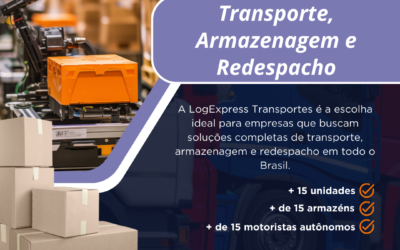 Transporte, Armazenagem e Redespacho com Cobertura Nacional